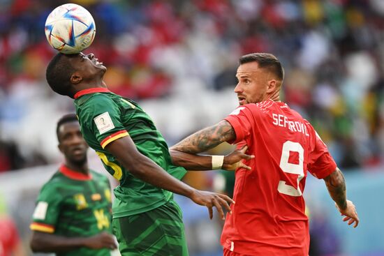 Qatar Soccer World Cup Switzerland - Cameroon