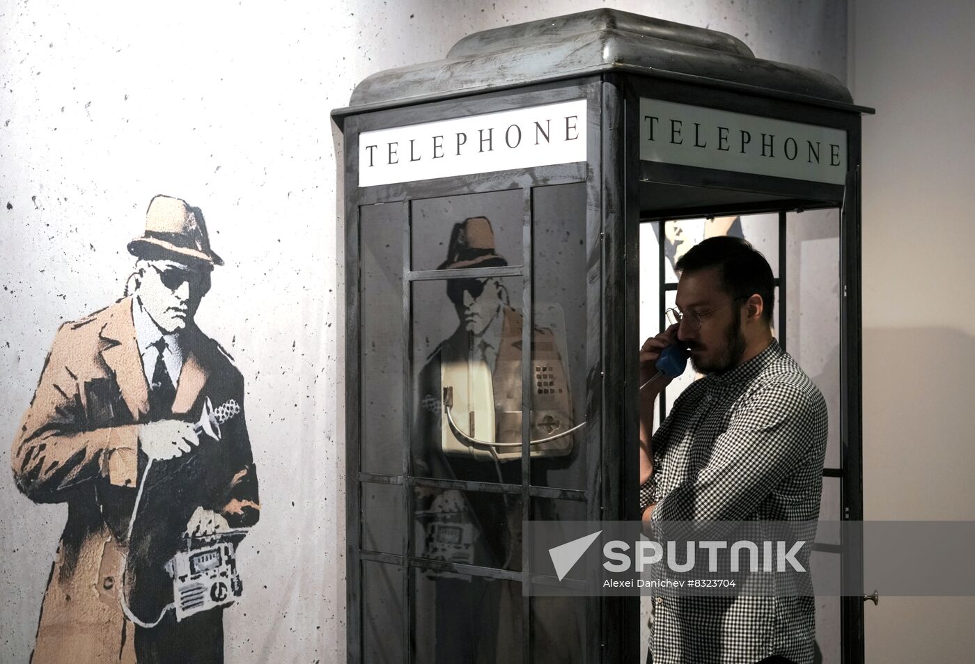 Russia Art Banksy Work Installation