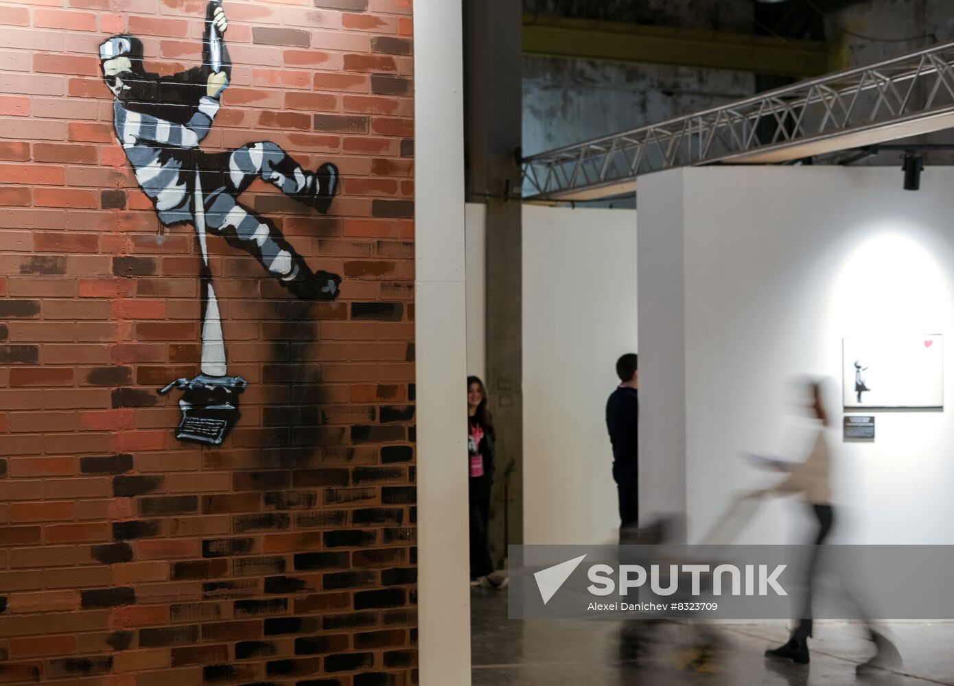 Russia Art Banksy Work Installation