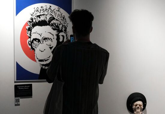 Russia Art Banksy Work Installation