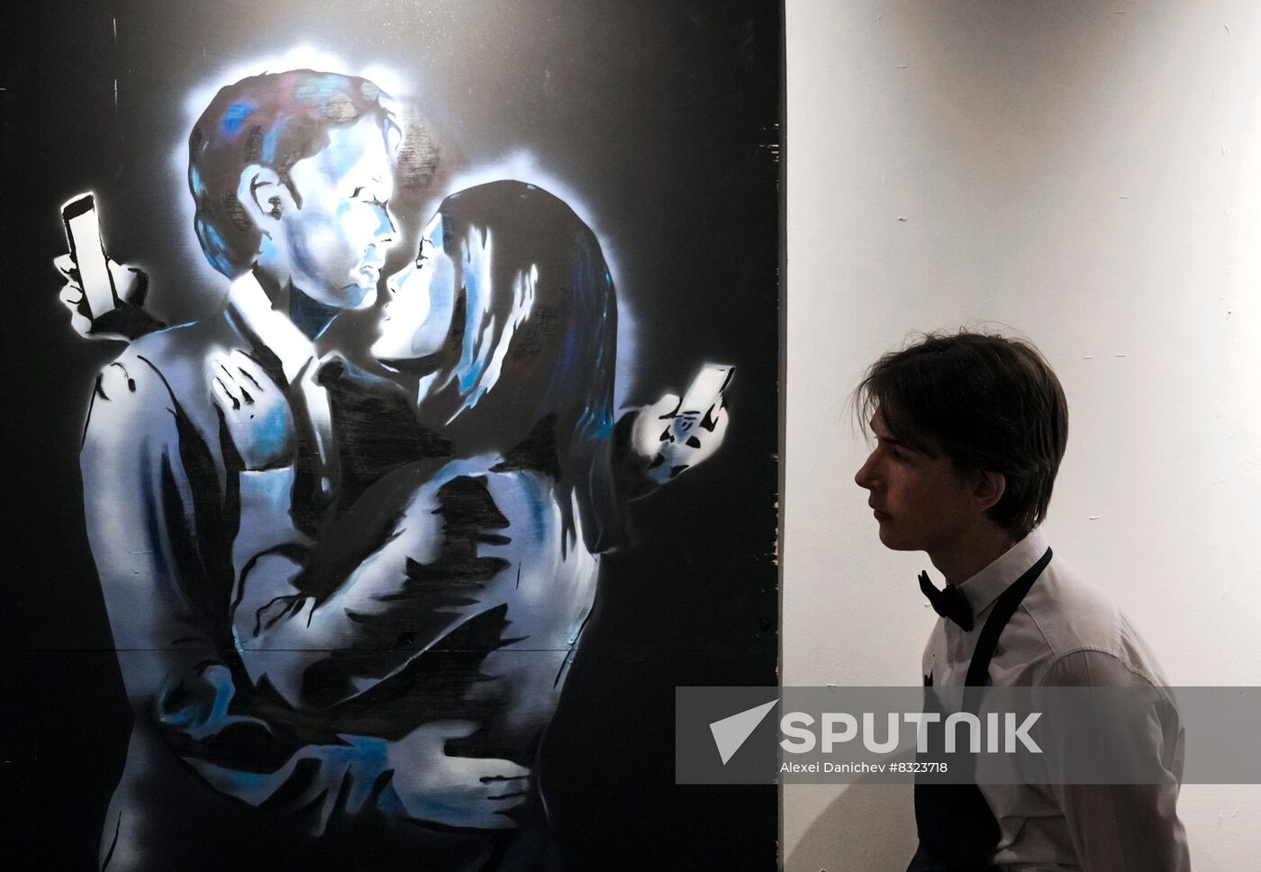 Russia Art Banksy Work Installation