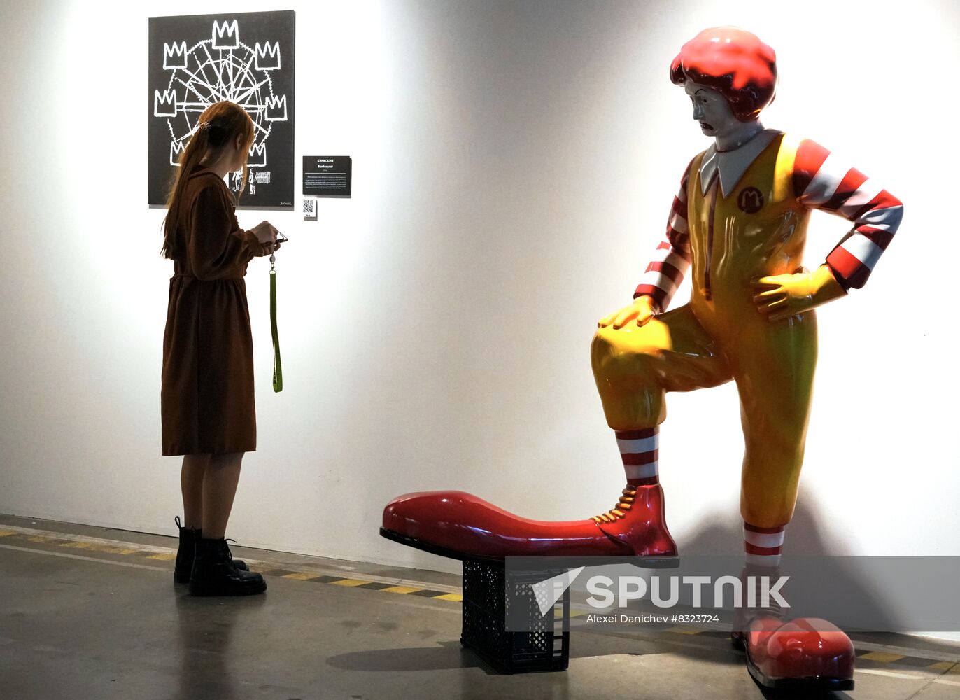 Russia Art Banksy Work Installation