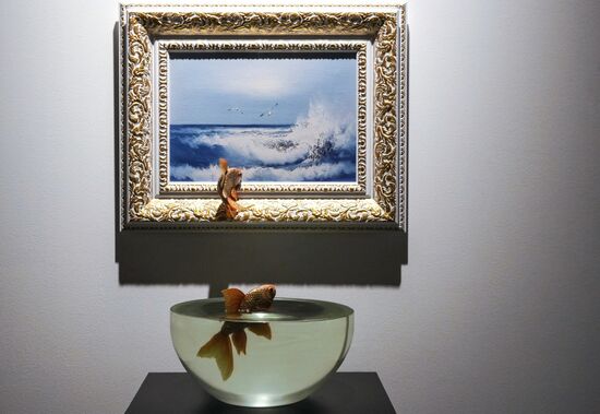 Russia Art Banksy Work Installation