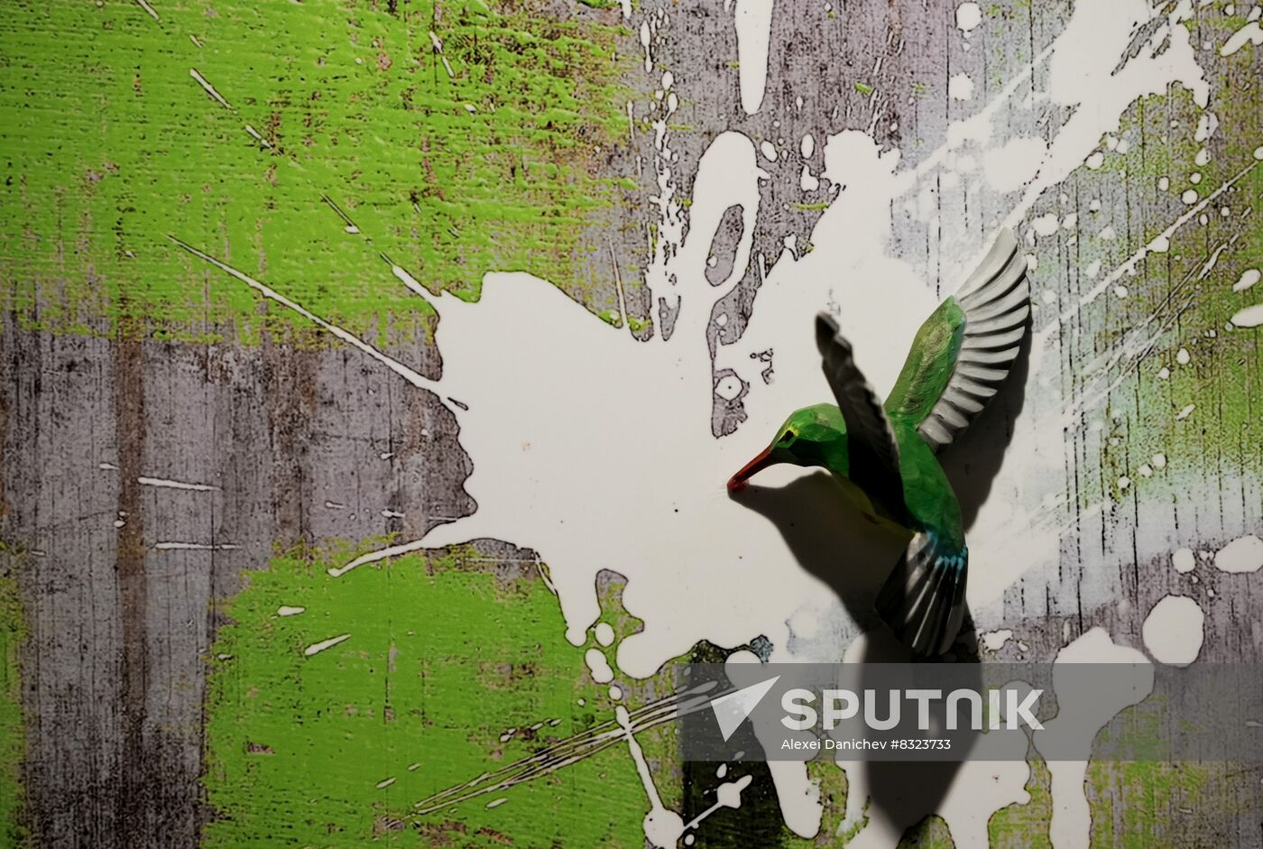 Russia Art Banksy Work Installation