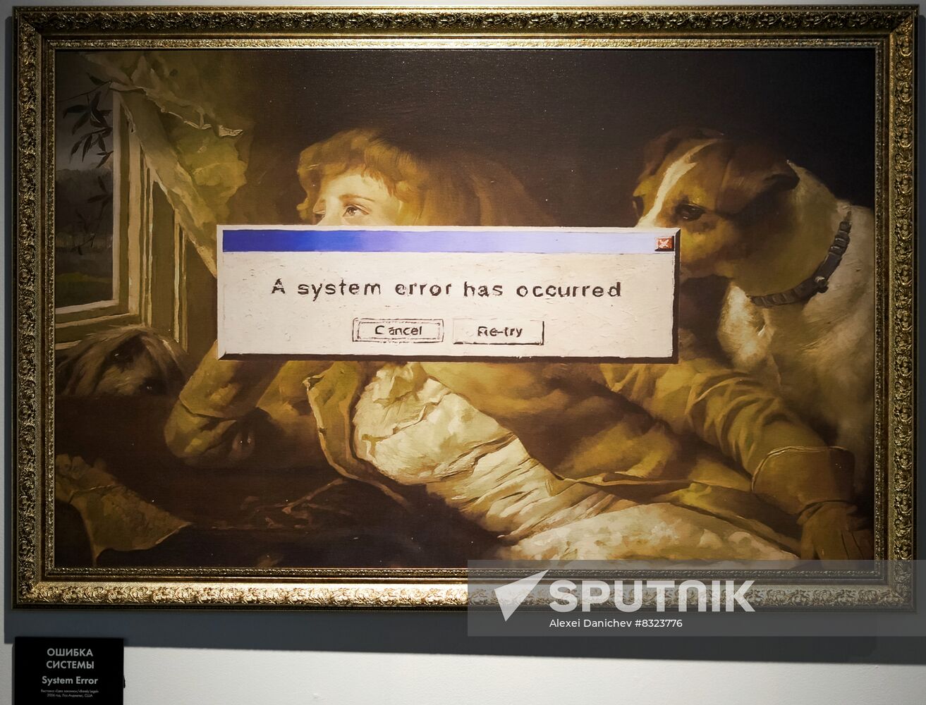 Russia Art Banksy Work Installation