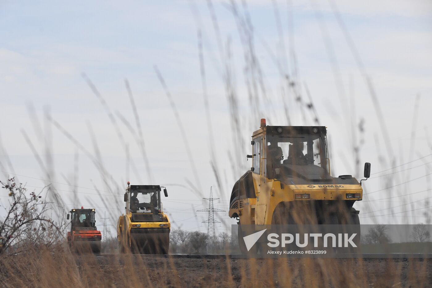 Russia Ukraine Military Operation Road Repair