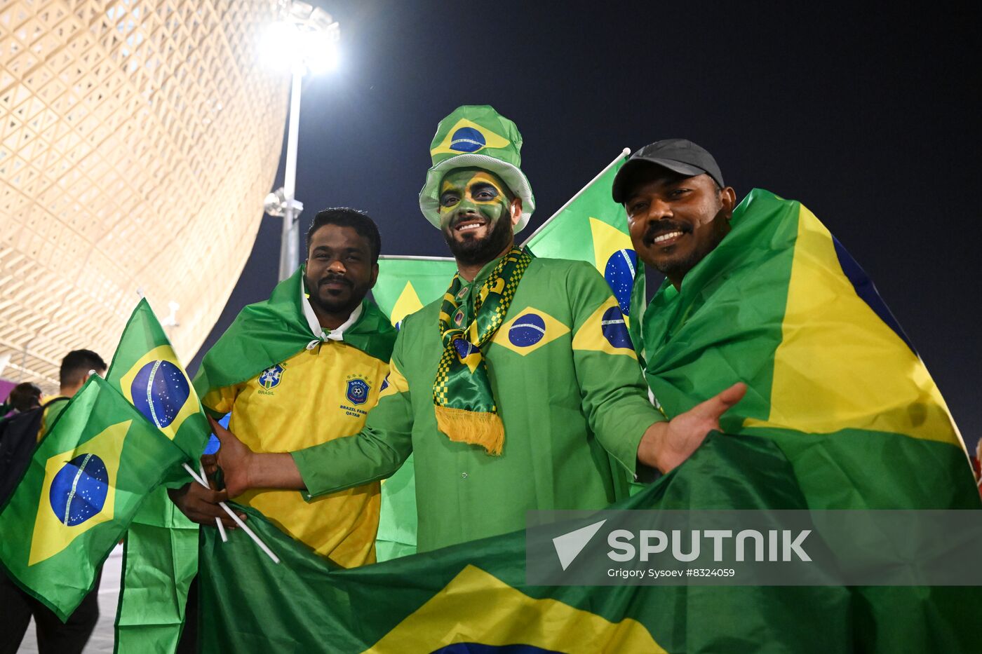 Qatar Soccer World Cup Brazil - Serbia