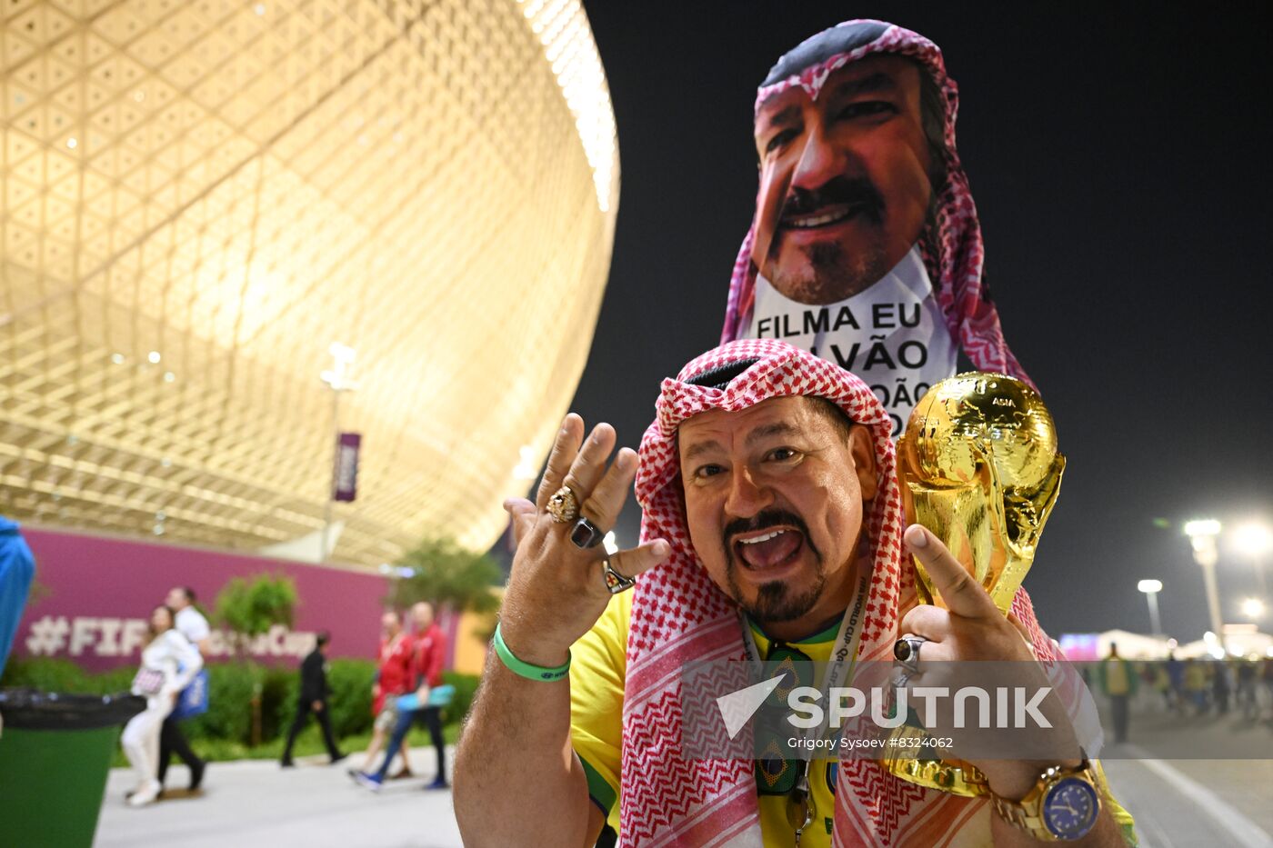 Qatar Soccer World Cup Brazil - Serbia