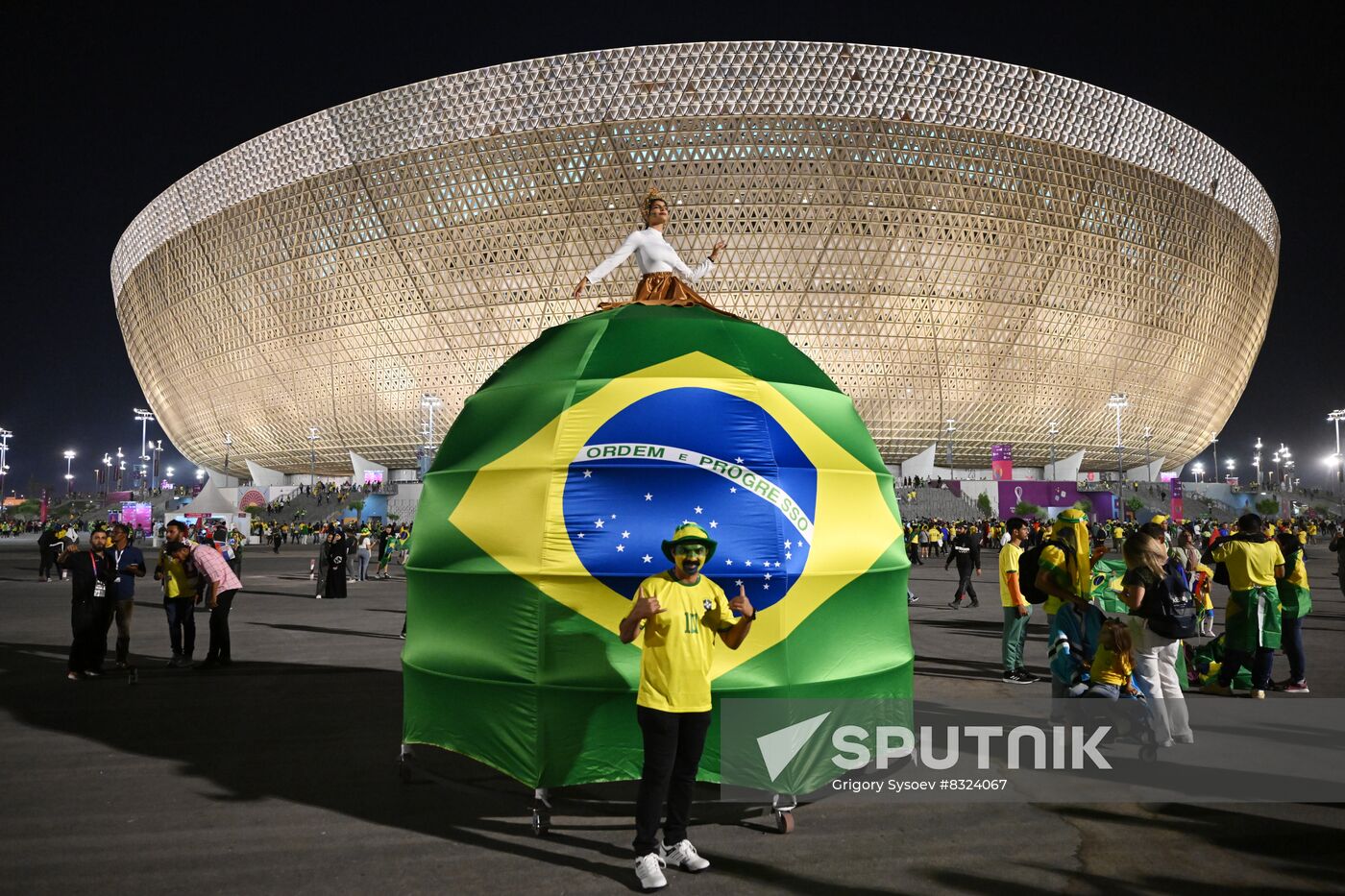 Qatar Soccer World Cup Brazil - Serbia
