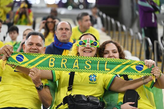Qatar Soccer World Cup Brazil - Serbia