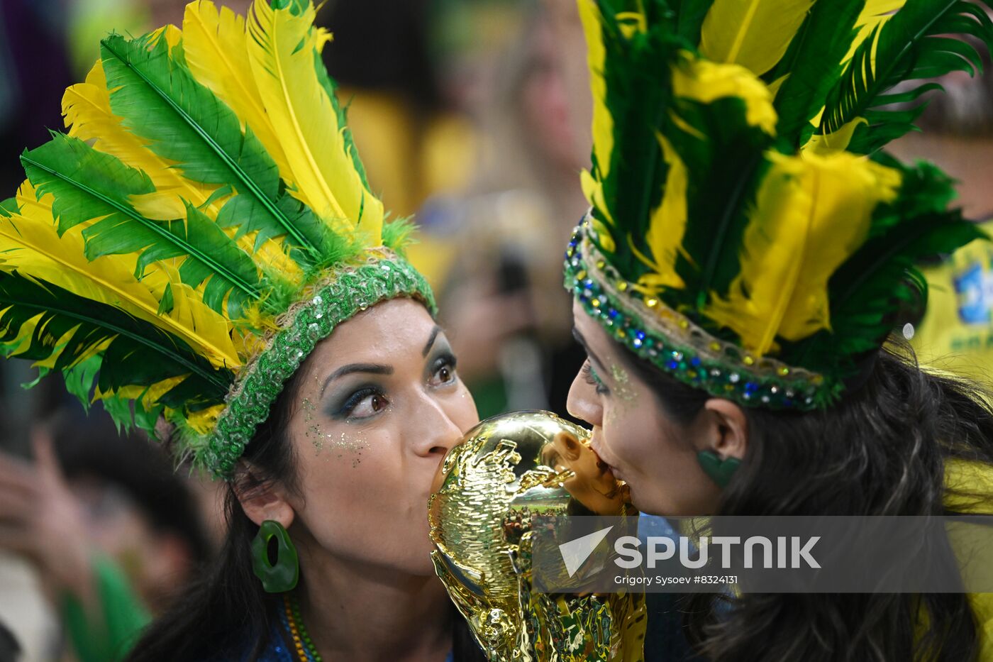 Qatar Soccer World Cup Brazil - Serbia