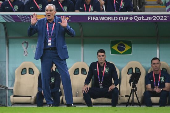 Qatar Soccer World Cup Brazil - Serbia