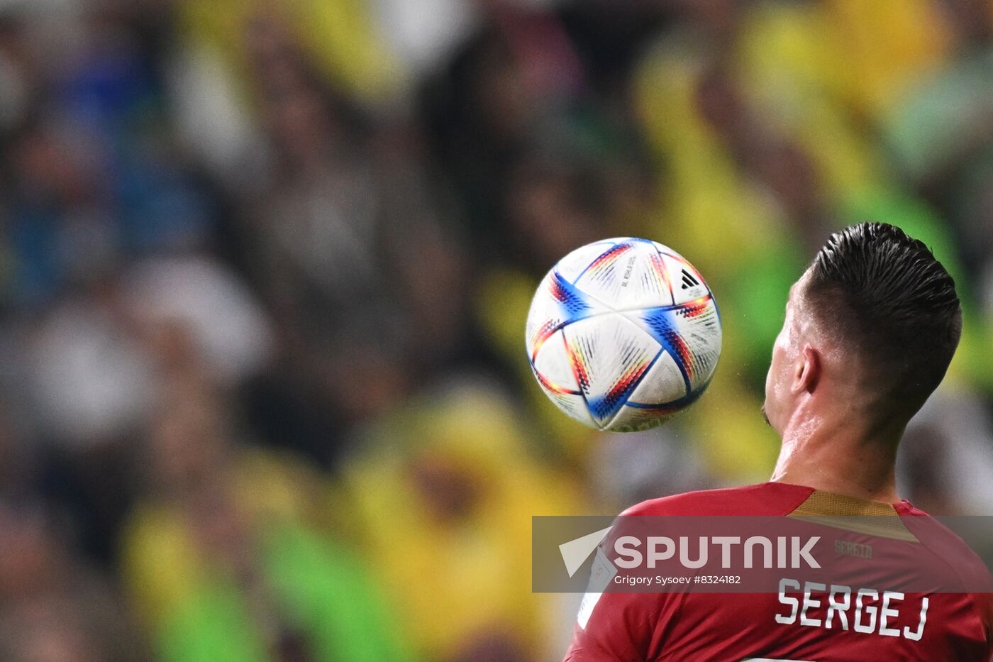 Qatar Soccer World Cup Brazil - Serbia
