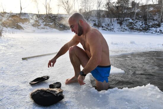 Russia Winter Swimming