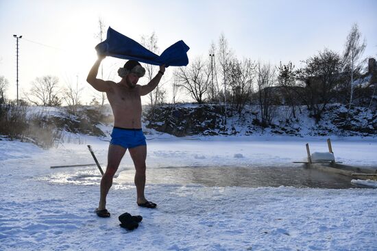 Russia Winter Swimming