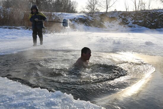 Russia Winter Swimming