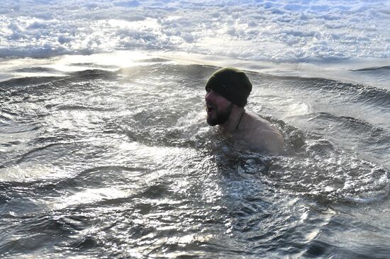 Russia Winter Swimming