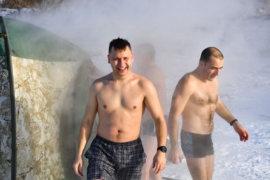 Russia Winter Swimming