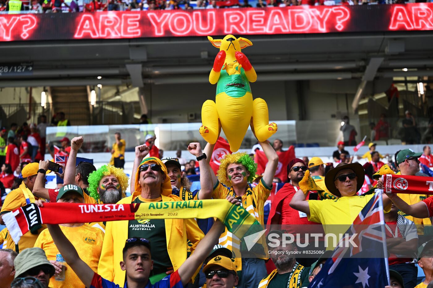 Qatar Soccer World Cup Tunisia - Australia
