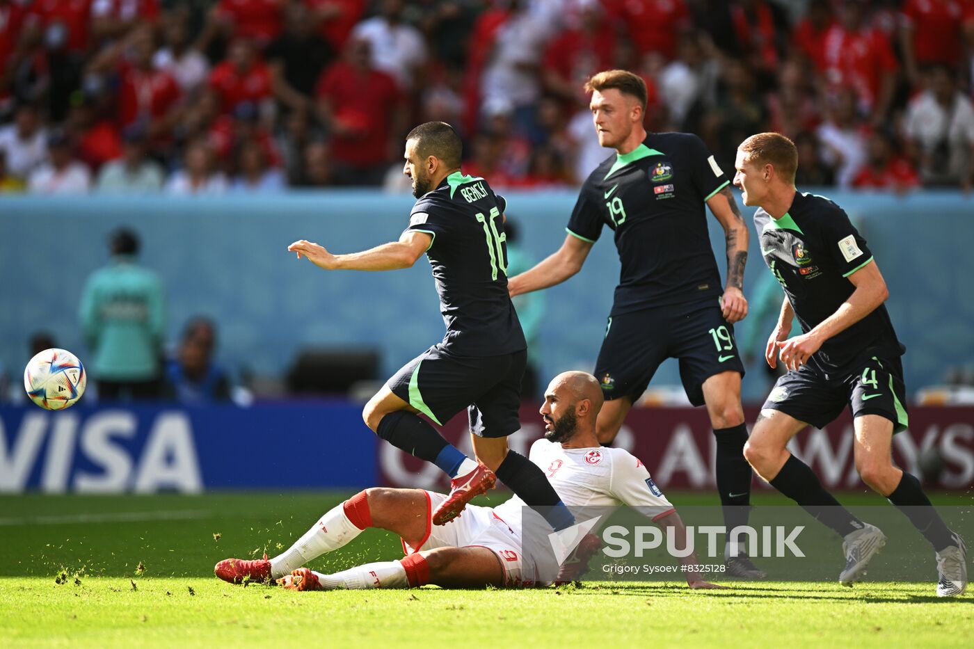 Qatar Soccer World Cup Tunisia - Australia