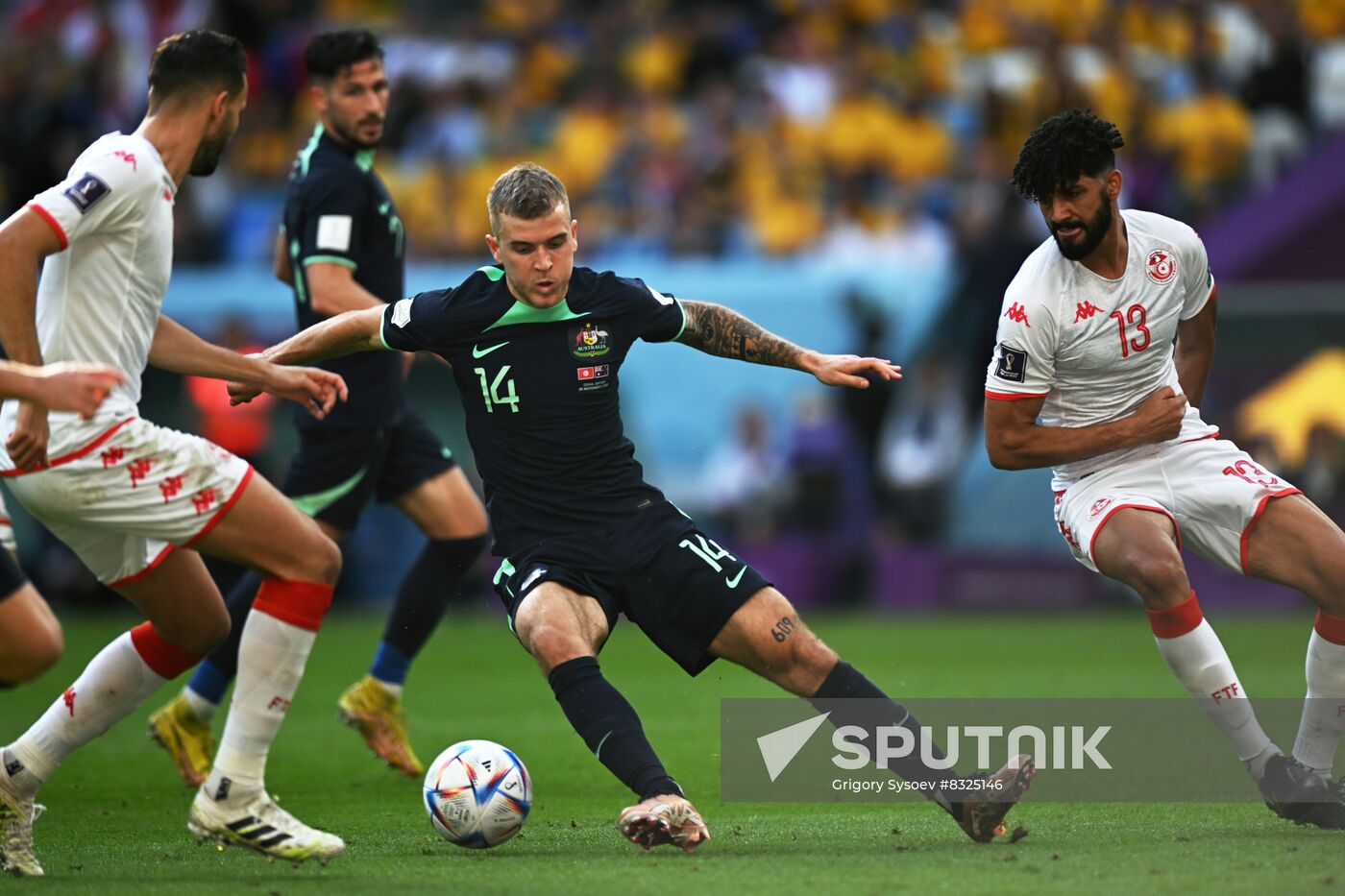 Qatar Soccer World Cup Tunisia - Australia