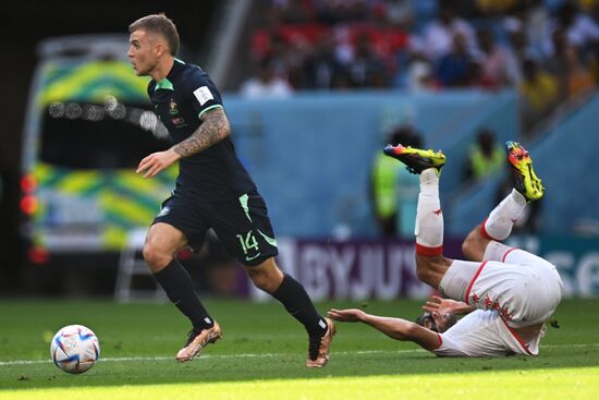 Qatar Soccer World Cup Tunisia - Australia