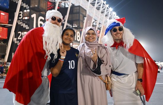 Qatar Soccer World Cup France - Denmark
