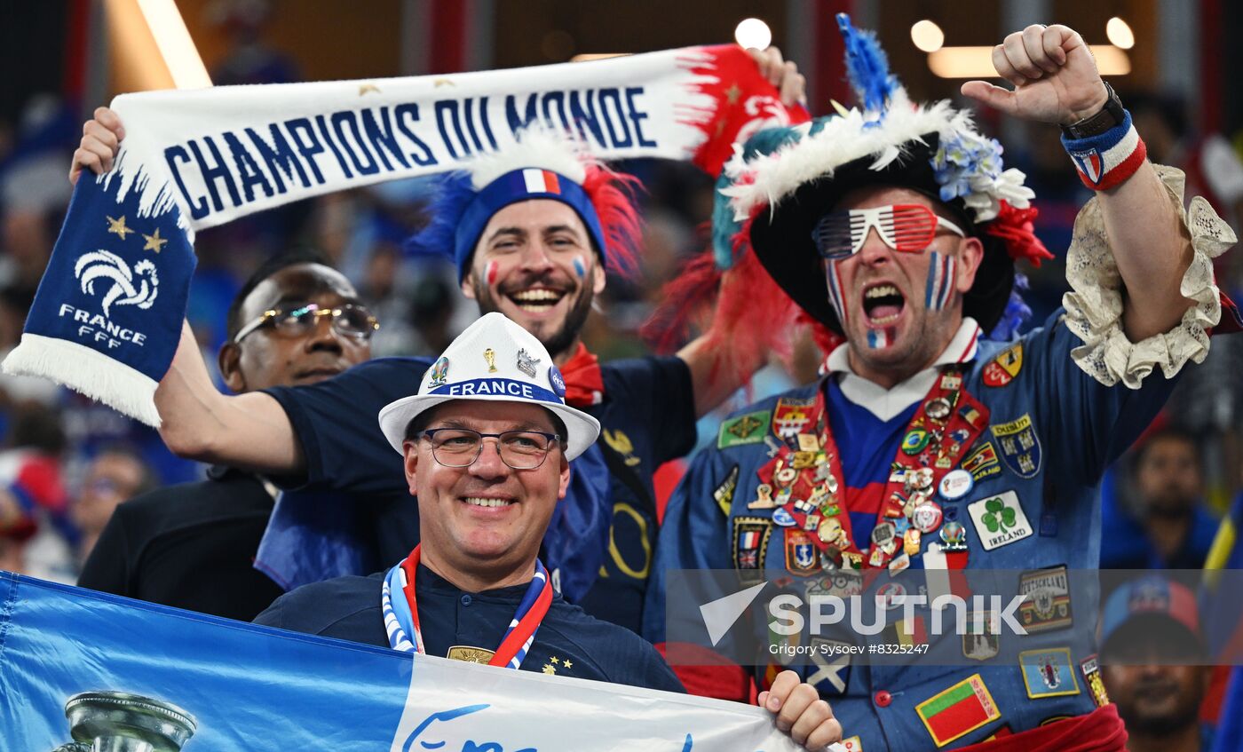 Qatar Soccer World Cup France - Denmark