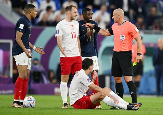 Qatar Soccer World Cup France - Denmark