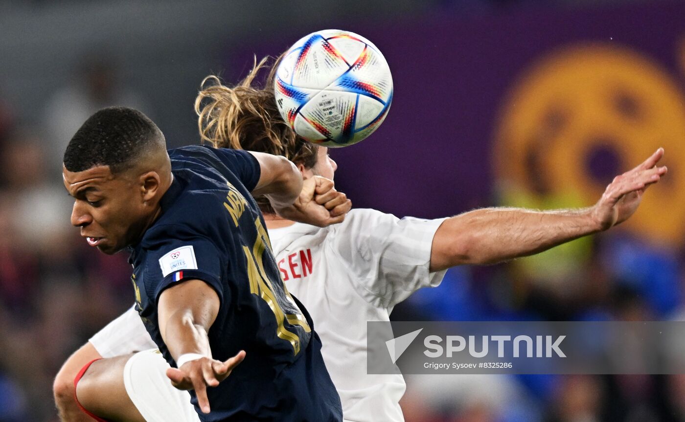Qatar Soccer World Cup France - Denmark