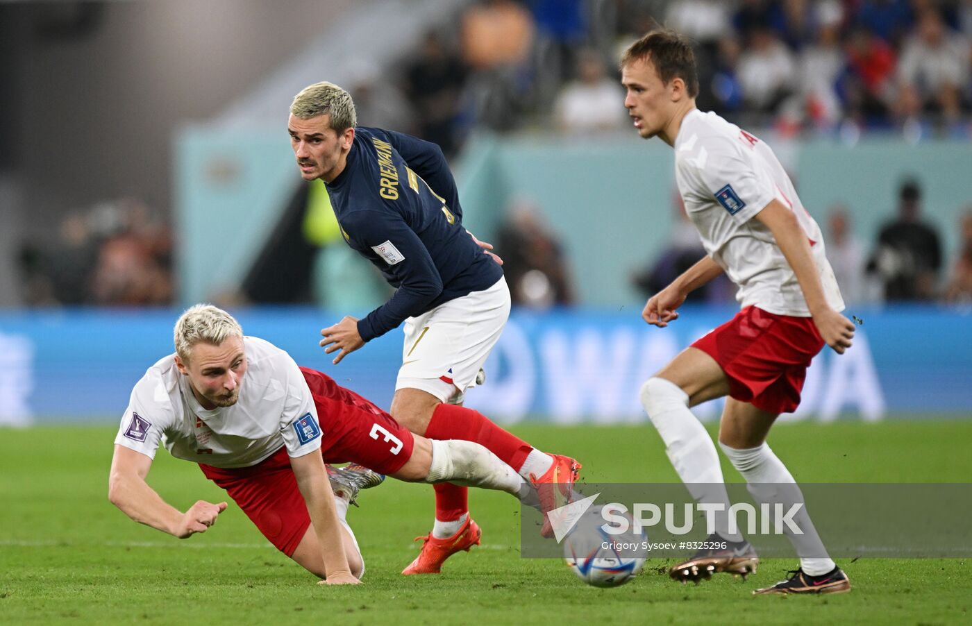 Qatar Soccer World Cup France - Denmark