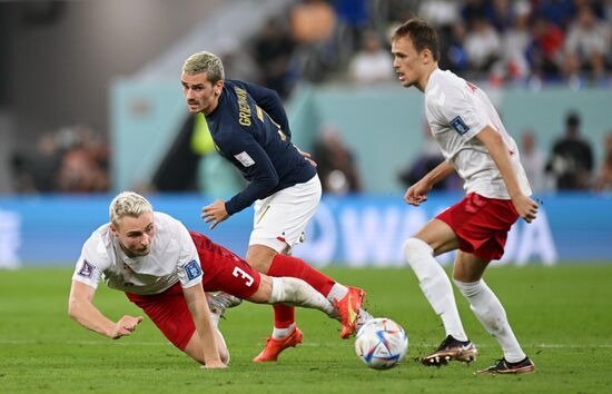 Qatar Soccer World Cup France - Denmark