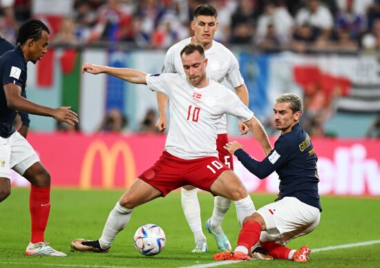 Qatar Soccer World Cup France - Denmark