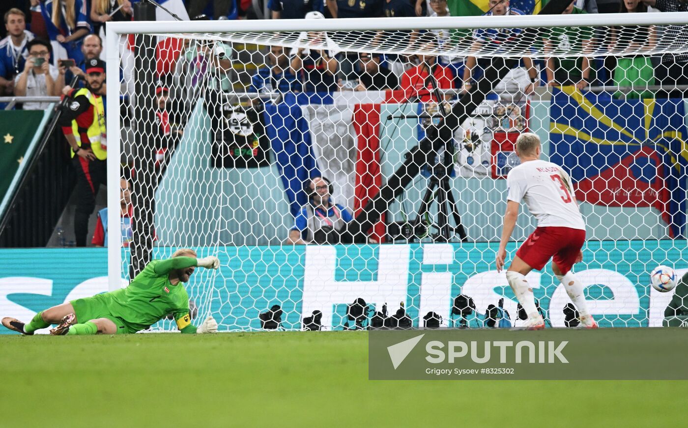 Qatar Soccer World Cup France - Denmark