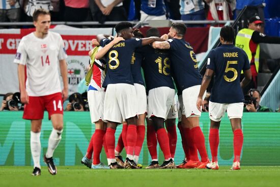 Qatar Soccer World Cup France - Denmark