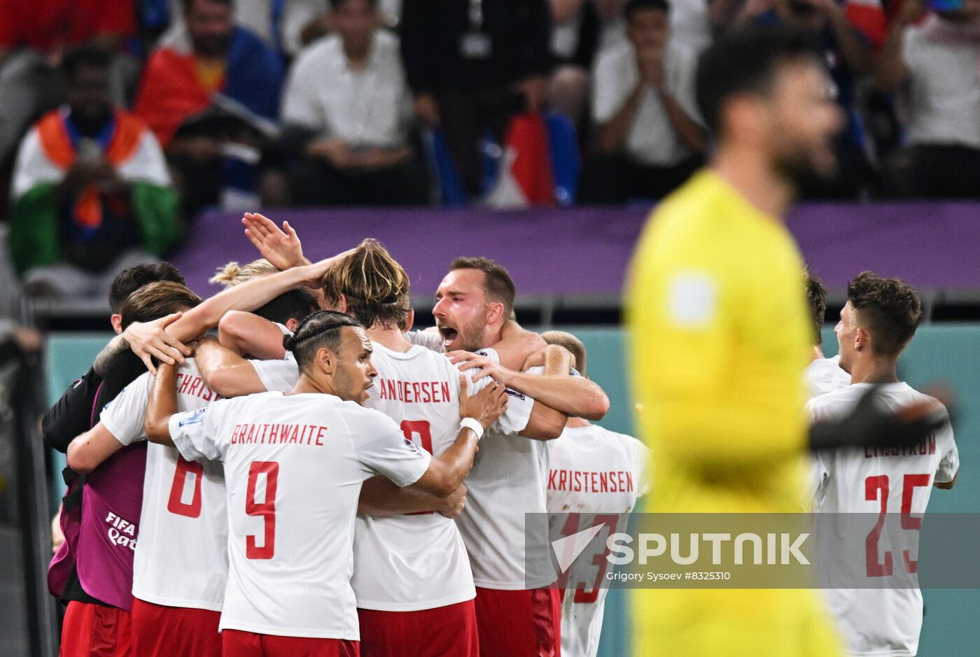 Qatar Soccer World Cup France - Denmark