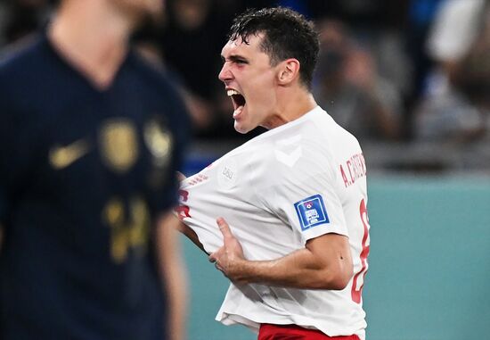 Qatar Soccer World Cup France - Denmark