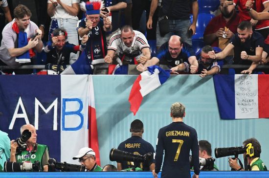 Qatar Soccer World Cup France - Denmark