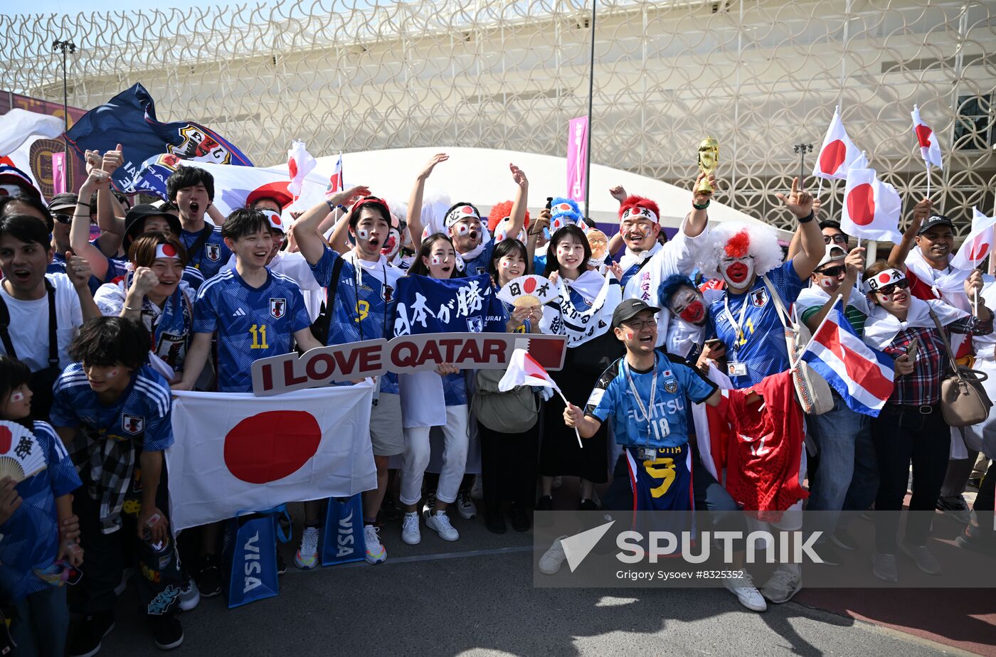 Qatar Soccer World Cup Japan - Costa Rica