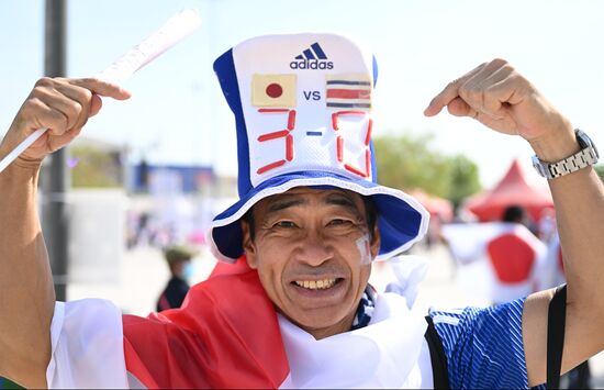 Qatar Soccer World Cup Japan - Costa Rica