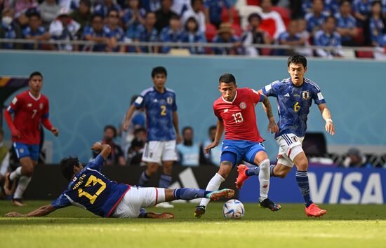 Qatar Soccer World Cup Japan - Costa Rica