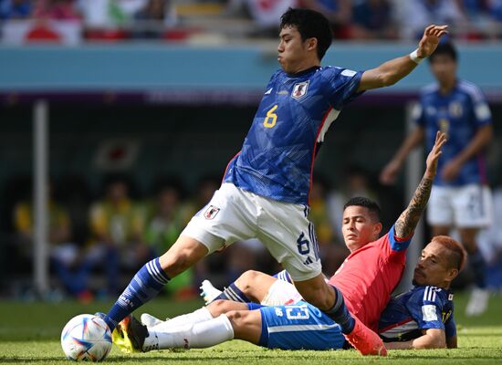 Qatar Soccer World Cup Japan - Costa Rica