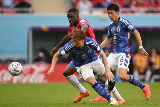 Qatar Soccer World Cup Japan - Costa Rica