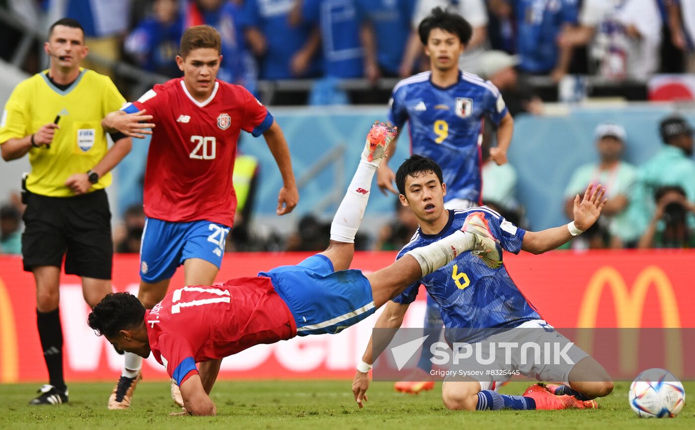 Qatar Soccer World Cup Japan - Costa Rica