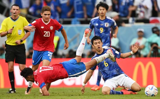 Qatar Soccer World Cup Japan - Costa Rica