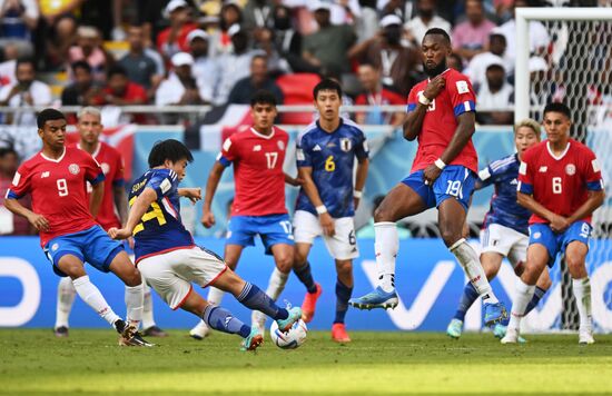 Qatar Soccer World Cup Japan - Costa Rica