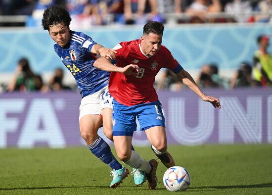 Qatar Soccer World Cup Japan - Costa Rica