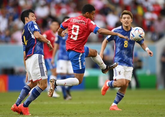 Qatar Soccer World Cup Japan - Costa Rica