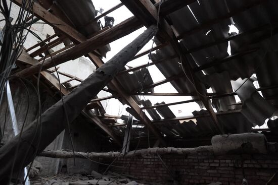 Russia Ukraine Military Operation Shelling