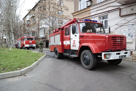 Russia Ukraine Military Operation Shelling
